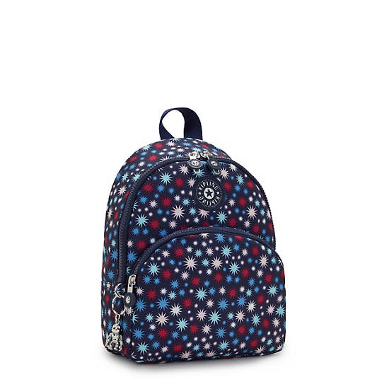Sacs À Dos Kipling Paola Small Printed Bleu | FR 1614CT